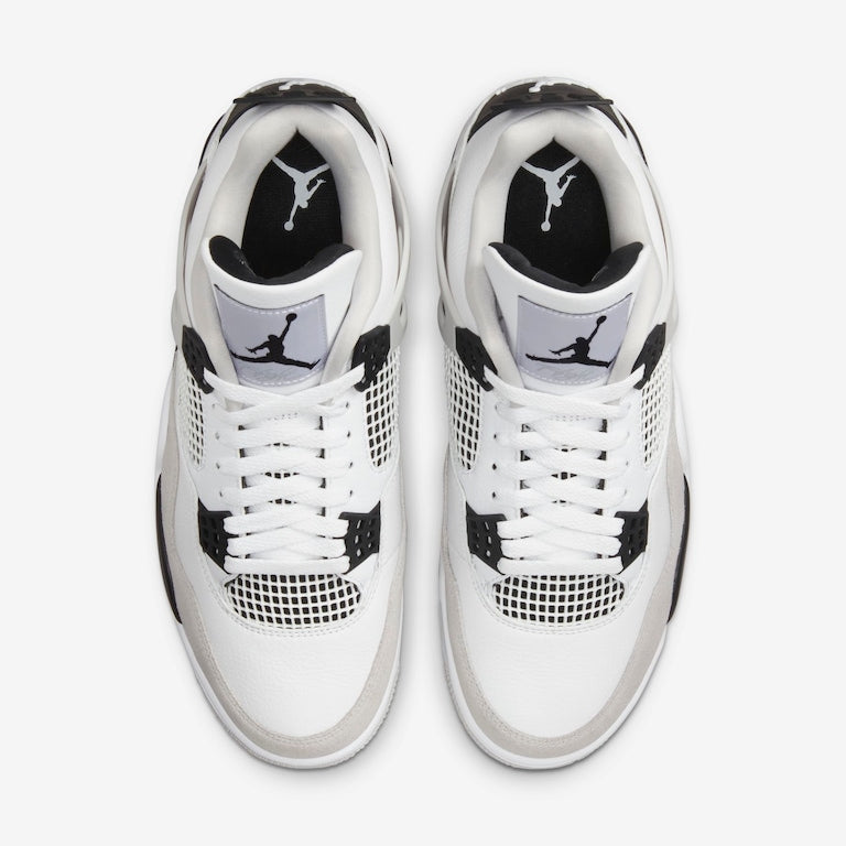 Air Jordan 4 Retro White Grey