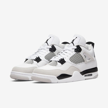Air Jordan 4 Retro White Grey